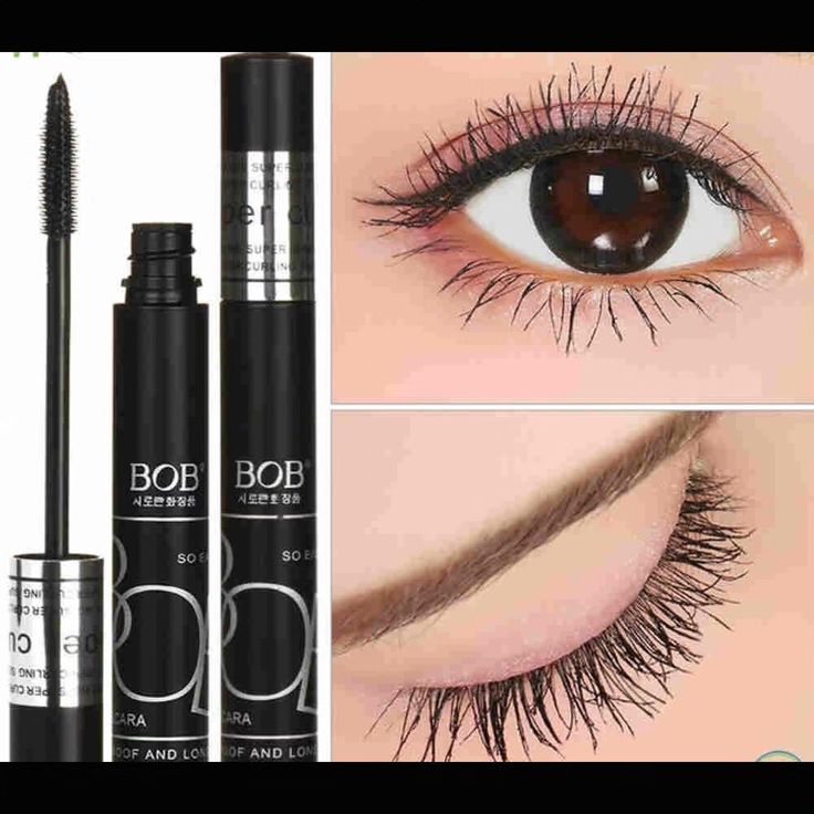BOB Super Curl Waterproof Mascara | Long-Lasting Black Volume & Lift