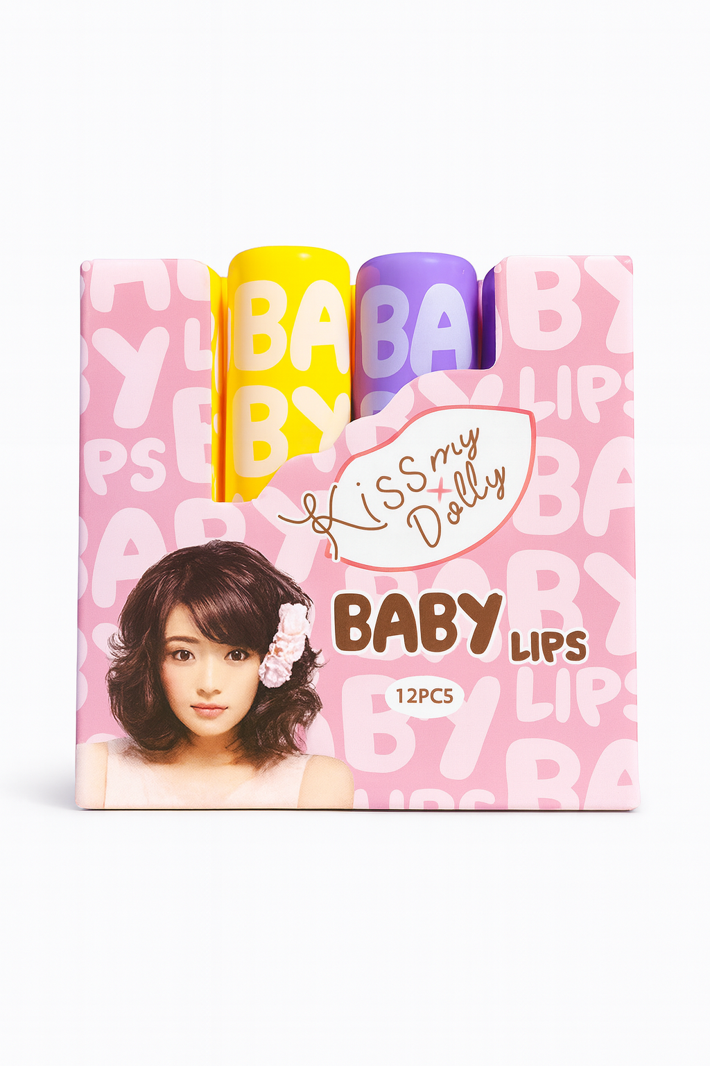 Baby Lips Moisturizing Lip Balm | Ultra-Hydrating Lip Care | Soft, Smooth & Plump Lips | Long-Lasting Nourishment 12PCS Pack