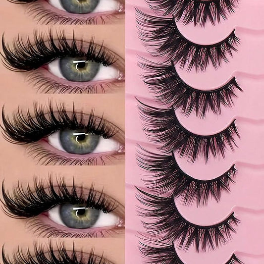 120PCS Wispy Cluster Lashes | 8–16mm D Curl Fluffy Lash Extensions