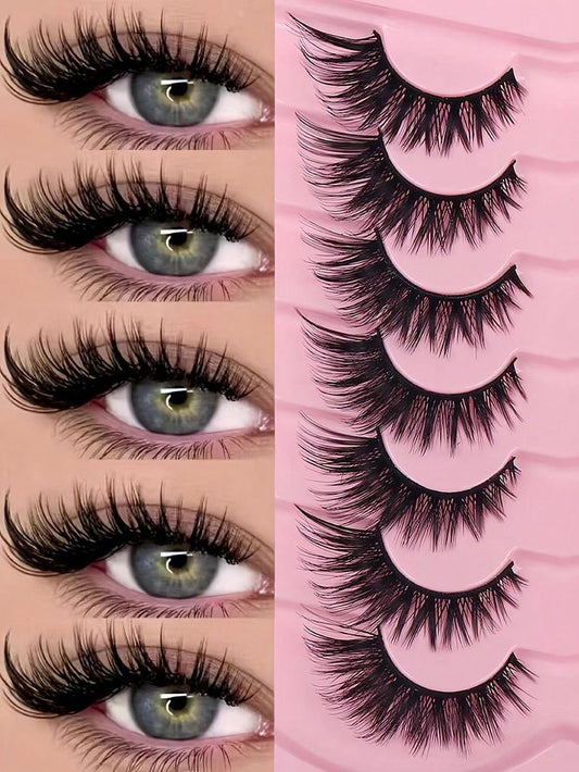 120PCS Wispy Cluster Lashes | 8–16mm D Curl Fluffy Lash Extensions