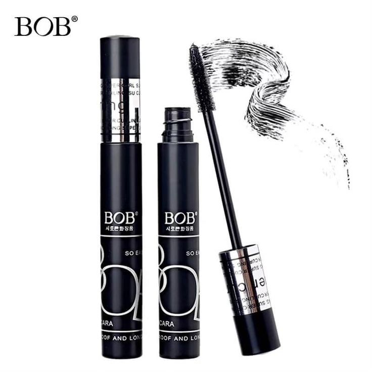 BOB Super Curl Waterproof Mascara | Long-Lasting Black Volume & Lift