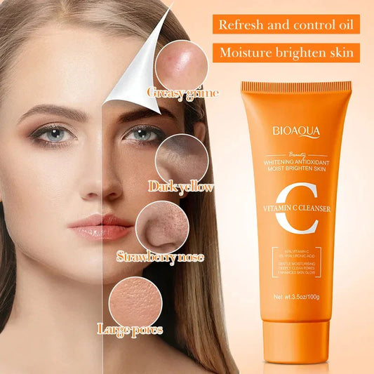 ✨ Bioaqua Gentle Facial Cleanser | Deep Clean & Hydrating Face Wash 🌿