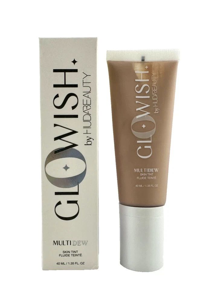 Huda Beauty Glowish Multi Dew Tint Foundation – Radiant, Lightweight, Hydrating Glow Makeup