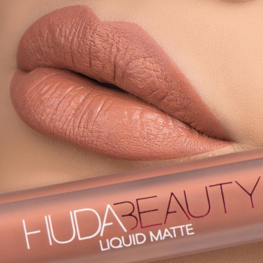 Huda Beauty Lip Matte Lipstick – Gossip Girl | Long-Lasting, Lightweight & Highly Pigmented Matte Finish