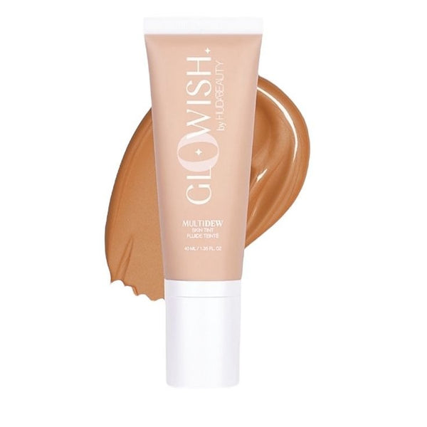 Huda Beauty Glowish Multi Dew Tint Foundation – Radiant, Lightweight, Hydrating Glow Makeup