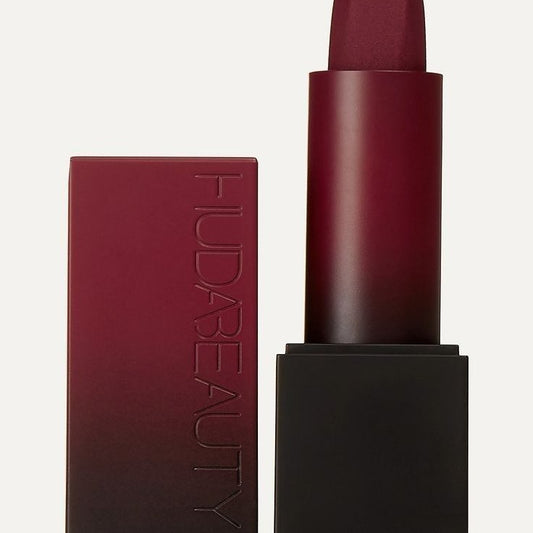 Huda Beauty Power Bullet Matte Lipstick – Ultra-Pigmented, Long-Lasting, Velvet Matte Finish | Hydrating & Comfortable Wear