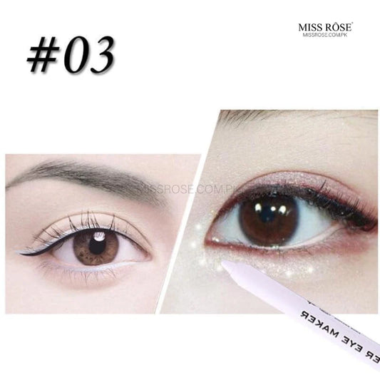 ✨ Miss Rose White Eyeliner Pencil – Long-Lasting, Smooth & Waterproof ✨