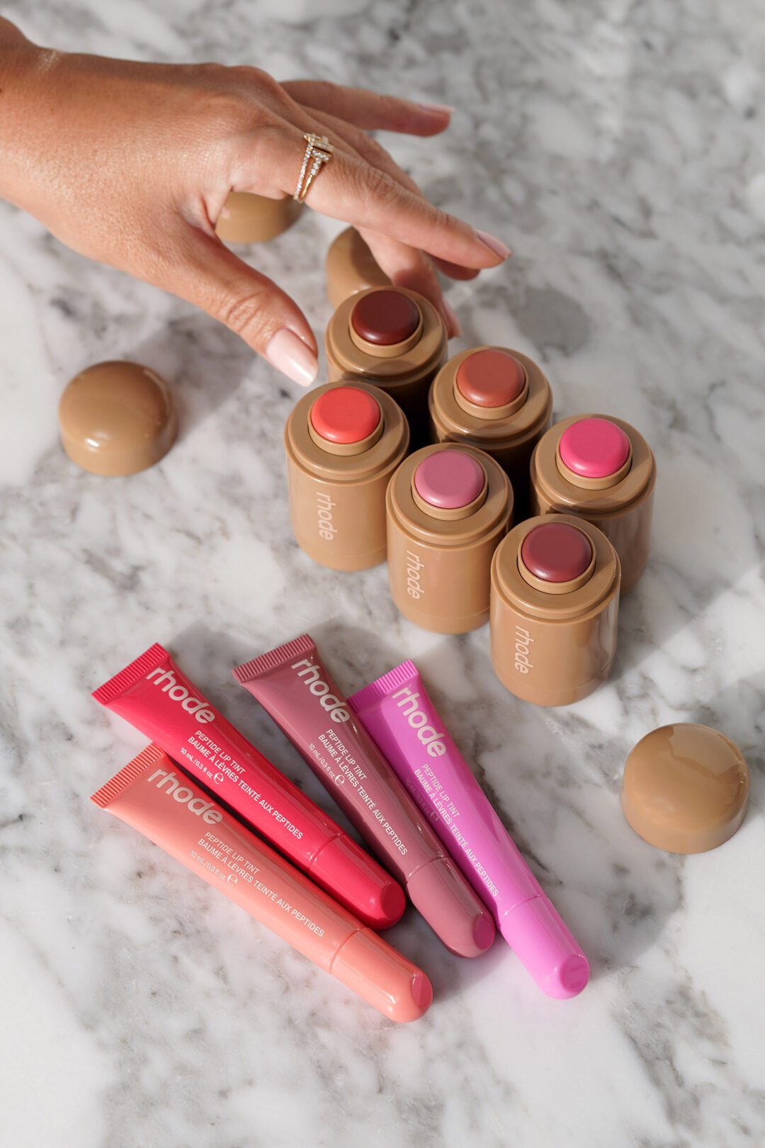 Rhode Peptide Lip Tint – 8-Shade Hydrating Glossy Lip & Cheek Tint Collection