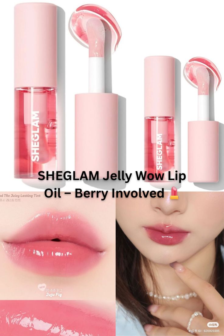 💋 Sheglam Jelly Wow 5-in-1 Hydrating Lip Oil Set | Moisturizing, Glossy & Nourishing Lip Care