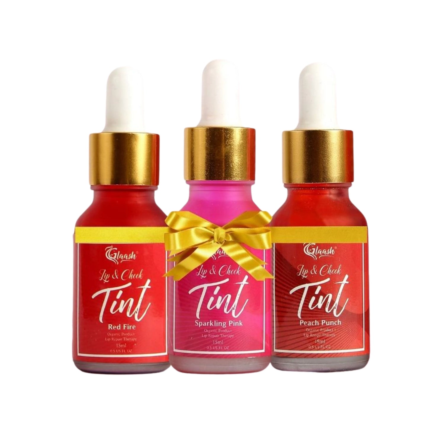 Glash Lip & Cheek Tint | Long-Lasting Waterproof Tint | Natural Blush & Lip Color | Lightweight & Smooth Formula