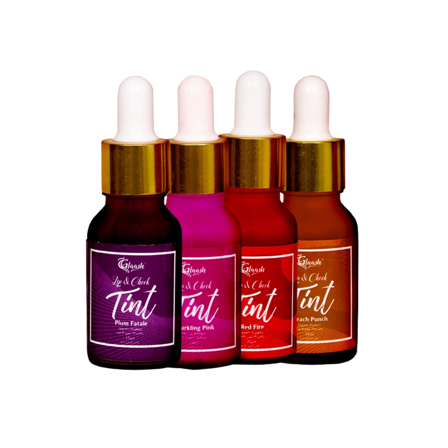 Glash Lip & Cheek Tint | Long-Lasting Waterproof Tint | Natural Blush & Lip Color | Lightweight & Smooth Formula