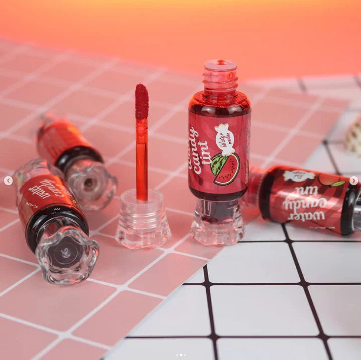 Water Candy Tint for Lips & Cheeks | Long-Lasting Jelly Tint | Natural Glowy Look | Lightweight & Hydrating Lip & Cheek Tint 6PCs Pack