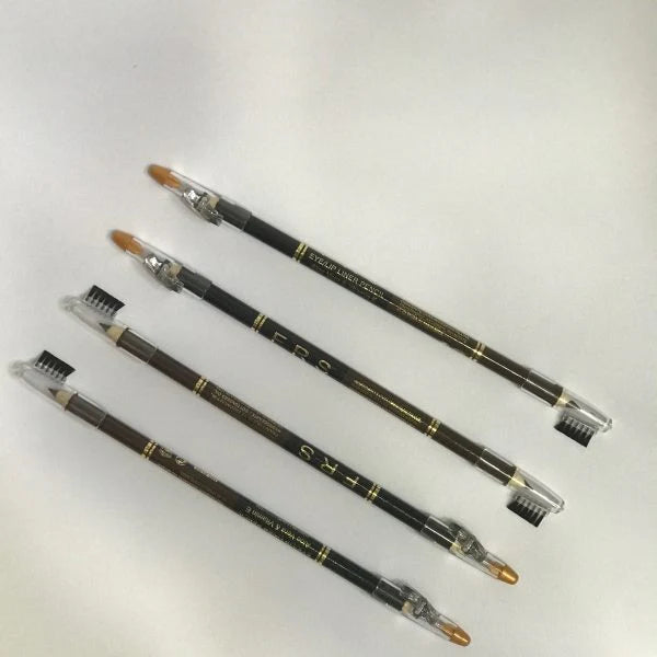 FRS 2-in-1 Eyebrow Pencils | Dual Side Black & Brown | Long-Lasting Smooth Finish